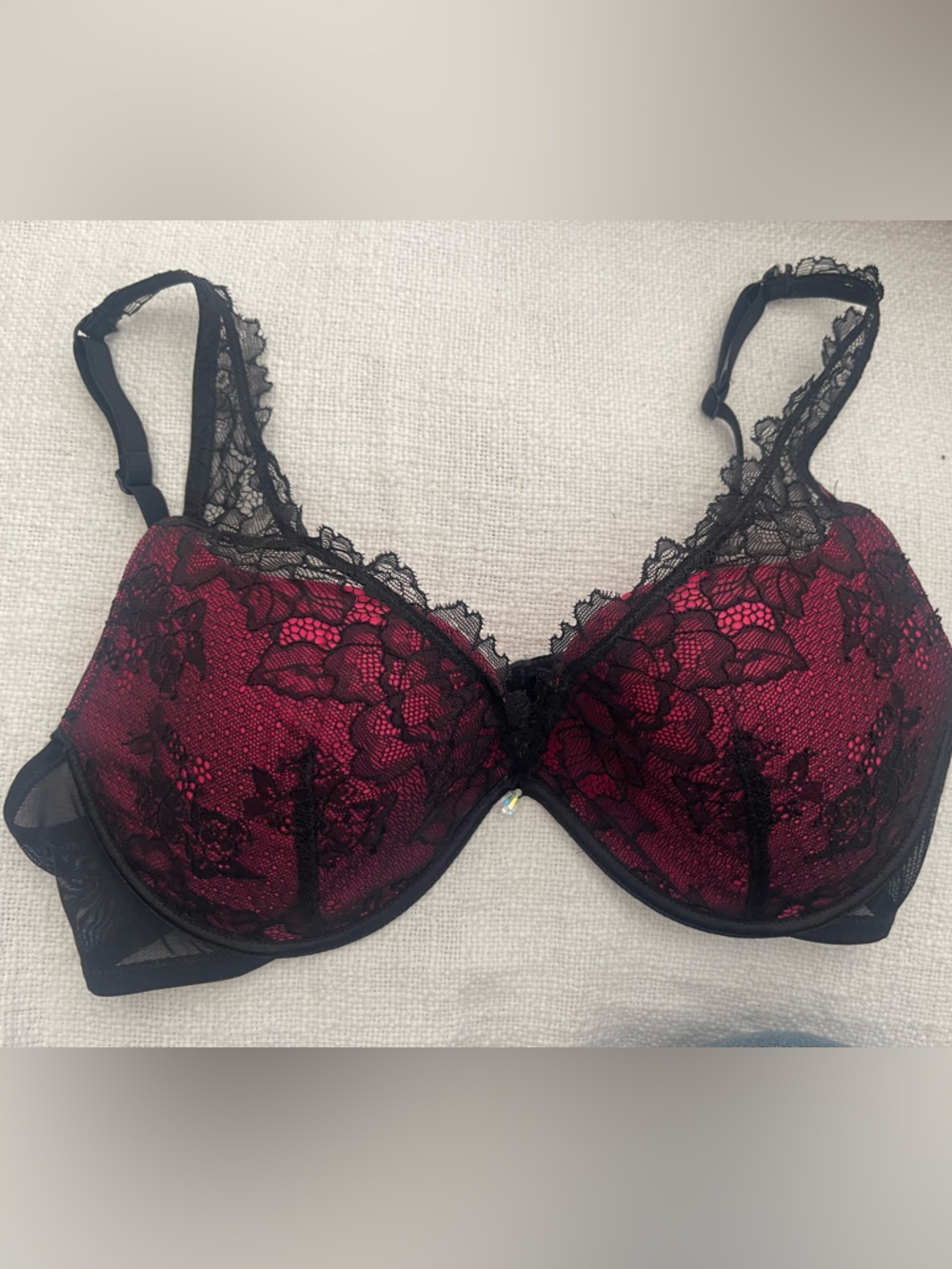Victorias Secret Sexy Little Things Black and Pink Lace